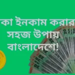 টাকা ইনকাম করার সহজ উপায় বাংলাদেশে